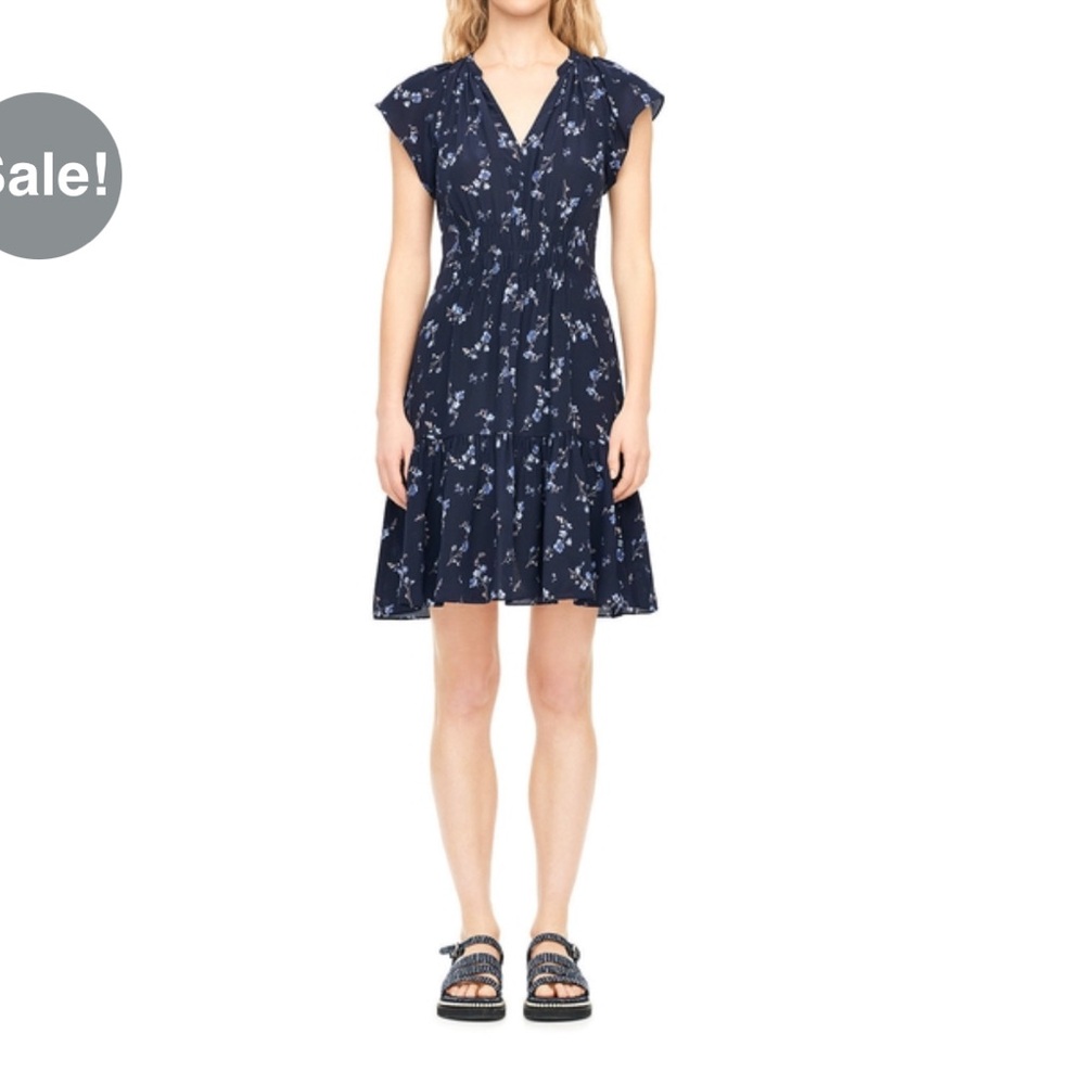Rebecca Taylor Francine silk floral dress